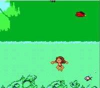 une photo d'Ã©cran de Tarzan sur Nintendo Game Boy Color